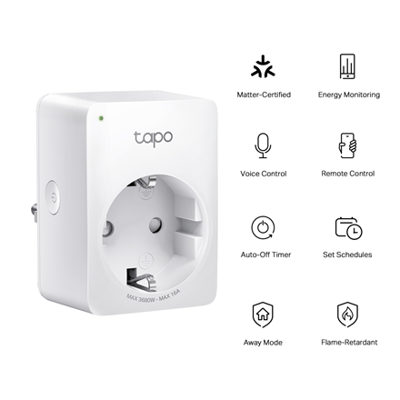 TP-LINK | Mini Smart Wi-Fi Gniazdko з Моніторowaniem Energii | Tapo P110M - 2