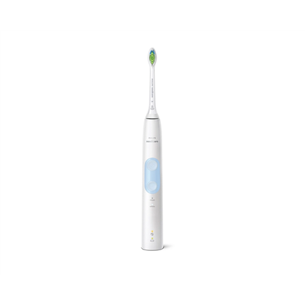 Philips | HX6839/28 Sonicare ProtectiveClean 4500 Sonic - Szczoteczka elektryczna akumulatorowa dla dorosłych - Biało/Jasnoniebieska | 1 głowica | Liczba zębów - 2