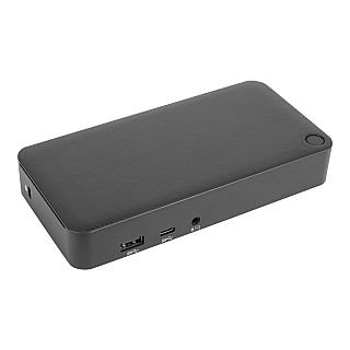 Stacja dokująca Universal DisplayLink USB-C Dual 4K z wyjściami HDMI x2 i zasilaczem 65 W | Ethernet LAN