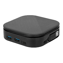 Stacja dokująca podróżna Universal DisplayLink USB-C z podwójnym monitorem, 80W | 2 porty HDMI | Ethernet LAN