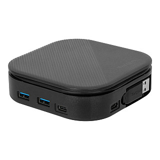 Док-станція дорожня Universal DisplayLink USB-C з podwójnym monitorem, 80W | 2 porty HDMI | Ethernet LAN
