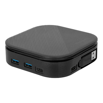 Stacja dokująca podróżna Universal DisplayLink USB-C z podwójnym monitorem, 80W | 2 porty HDMI | Ethernet LAN - 1