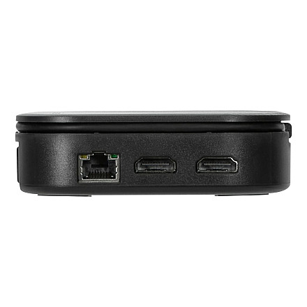Stacja dokująca podróżna Universal DisplayLink USB-C z podwójnym monitorem, 80W | 2 porty HDMI | Ethernet LAN - 9