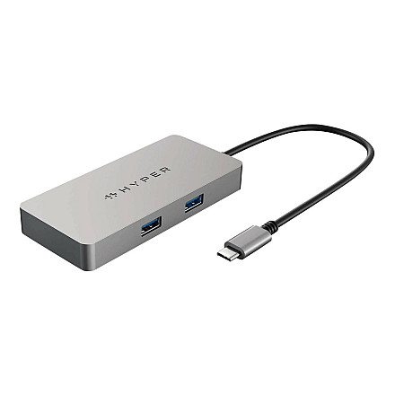 HyperDrive WWCB 5-in-1 Hub | Porty Ethernet LAN (RJ-45) 1 | Ilość portów HDMI 1 - 2