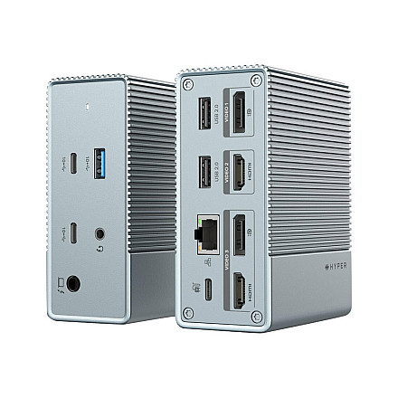 Stacja dokująca USB-C HyperDrive GEN2 12 w 1 | Porty Ethernet LAN (RJ-45) 1 | Ilość portów HDMI 2 - 6