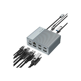 Станція док-контакту USB-C HyperDrive GEN2 12 в 1 | Порти Ethernet LAN (RJ-45) 1 | Кількість портів HDMI 2