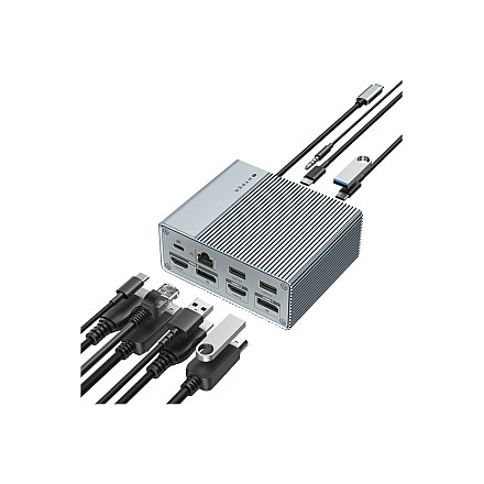 Stacja dokująca USB-C HyperDrive GEN2 12 w 1 | Porty Ethernet LAN (RJ-45) 1 | Ilość portów HDMI 2 - 1