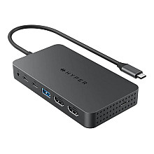 Універсальна Станція Док-контакту HyperDrive USB-C 7-в-1 з подвійним HDMI для M1/M2 MBAir/Pro | Кількість портів HDMI: 2