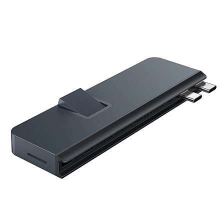 Концентратор HyperDrive Dual USB-C 7-в-2 з універсальним адаптером USB-C для MacBook Air/Pro 2016-2020 | Порти Ethernet LAN (RJ-45) 1 |… - 2