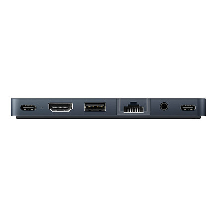 Концентратор HyperDrive Dual USB-C 7-в-2 з універсальним адаптером USB-C для MacBook Air/Pro 2016-2020 | Порти Ethernet LAN (RJ-45) 1 |… - 6
