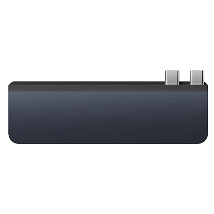 Концентратор HyperDrive Dual USB-C 7-в-2 з універсальним адаптером USB-C для MacBook Air/Pro 2016-2020 | Порти Ethernet LAN (RJ-45) 1 |… - 5