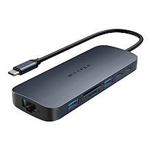 Універсальний хаб USB-C HyperDrive EcoSmart Gen.2 з 10 функціями, живленням через PD3.1 потужністю 140 W, з пропускною спроможністю…