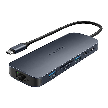 Універсальний хаб USB-C HyperDrive EcoSmart Gen.2 з 10 функціями, живленням через PD3.1 потужністю 140 W, з пропускною спроможністю… - 1
