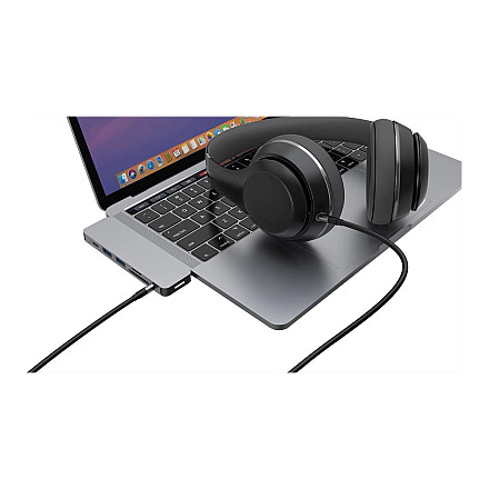 Hyper HyperDrive USB-C 7-in-1 Laptop Form-Fit Hub - Space Grey - 2