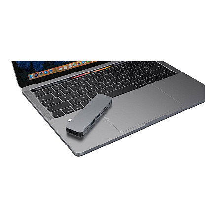 Hyper HyperDrive USB-C 7-in-1 Laptop Form-Fit Hub - Space Grey - 7