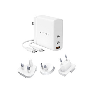 HyperJuice GaN 140W Зарядний пристрій USB-C | біла