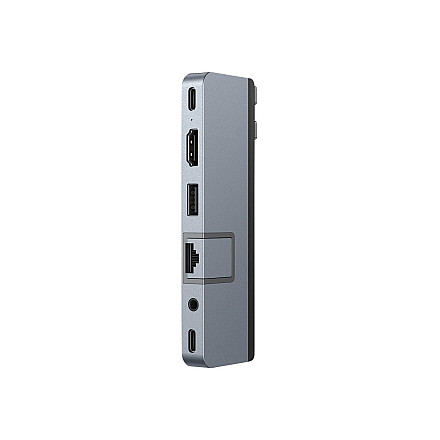 HiperDrive DUO PRO 7-в-2 USB-C Hub для MacBook Air/Pro 2016-2020 | Порти Ethernet LAN (RJ-45) 1 | Кількість портів HDMI 1 - 3