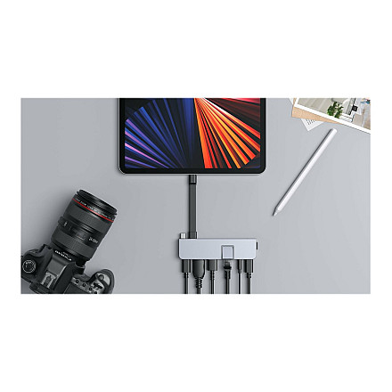 HiperDrive DUO PRO 7-в-2 USB-C Hub для MacBook Air/Pro 2016-2020 | Порти Ethernet LAN (RJ-45) 1 | Кількість портів HDMI 1 - 12