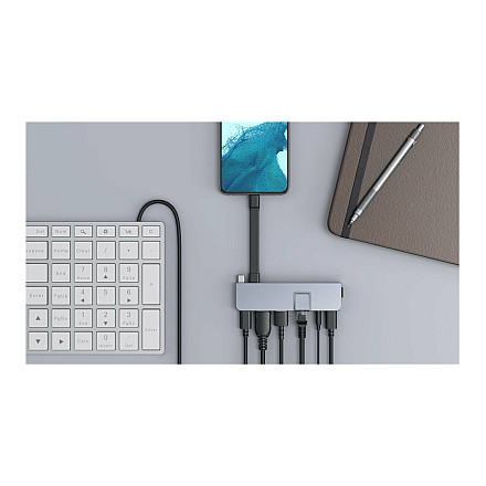 HiperDrive DUO PRO 7-в-2 USB-C Hub для MacBook Air/Pro 2016-2020 | Порти Ethernet LAN (RJ-45) 1 | Кількість портів HDMI 1 - 13