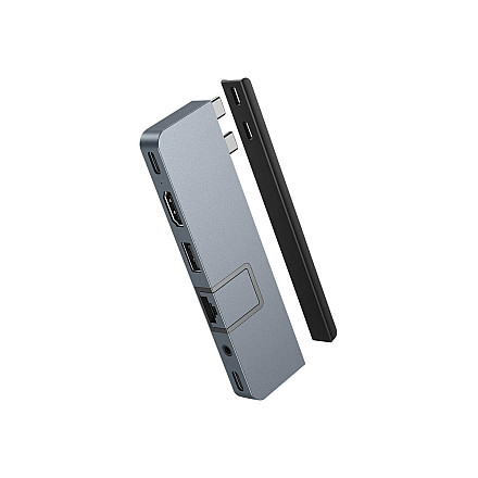 HiperDrive DUO PRO 7-в-2 USB-C Hub для MacBook Air/Pro 2016-2020 | Порти Ethernet LAN (RJ-45) 1 | Кількість портів HDMI 1 - 8