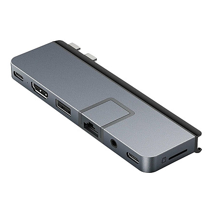 HiperDrive DUO PRO 7-в-2 USB-C Hub для MacBook Air/Pro 2016-2020 | Порти Ethernet LAN (RJ-45) 1 | Кількість портів HDMI 1 - 2