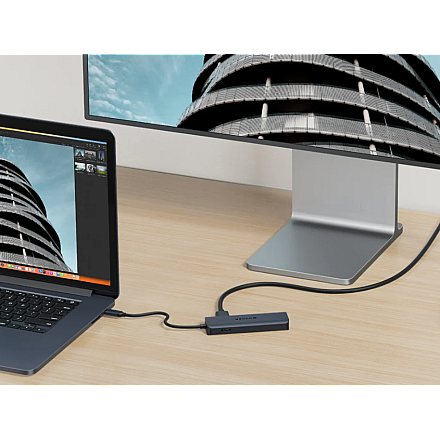 Hyper HyperDrive EcoSmart Gen.2 Universal USB-C 6-in-1 Hub w 100 W PD Power Pass-thru - 2