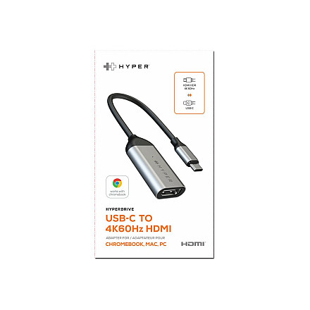 Konwerter USB-C do HDMI | HyperDrive | Adapter - 3