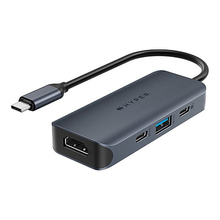 Hyper HyperDrive EcoSmart Gen.2 Universal USB-C 4-in-1 Hub w 100 W PD Power Pass-thru - 1