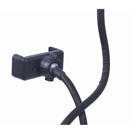 Światło pierścienia do selfie Gembird z uchwytem na telefon | Gembird LED-RING4-PH-01 | Regulacja jasności | Metal + ABS | Czarny | Idealne do transmisji na żywo | Oświetlenie do wideo i zdjęć - 2