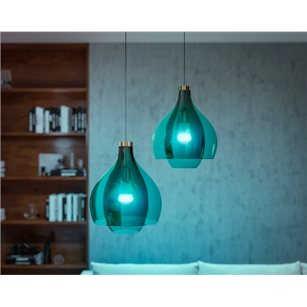 Zestaw startowy HueWA: 2 sztuki żarówek, mostek, przełącznik | E27 | 11 W | Jasne światło od ciepłej do zimnej bieli, 2200-6500K | Bluetooth i Zigbee - 4