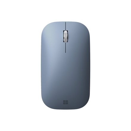 Товар повернення # Стан дуже добрий # Сучасна мобільна миша Microsoft KTF-00054 Бездротова, пастельно-блакитна, оптична, Bluetooth 4.2 - 2
