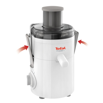 Sokowirówka TEFAL ZE370138 Fruitelia Plus - Biało-Czarna | 350 W | 2 Prędkości + Puls | Ekstrakcja Z Sztuki Owoców - 4