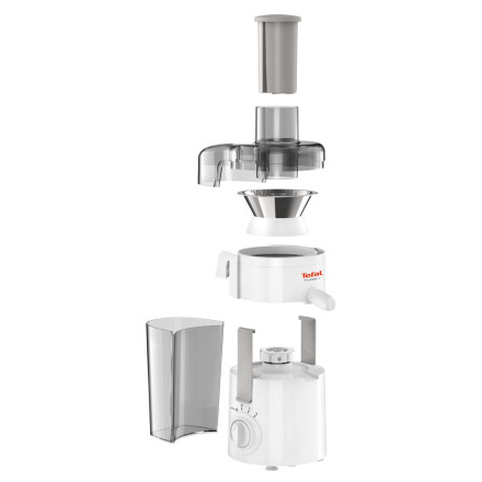 Sokowirówka TEFAL ZE370138 Fruitelia Plus - Biało-Czarna | 350 W | 2 Prędkości + Puls | Ekstrakcja Z Sztuki Owoców - 3