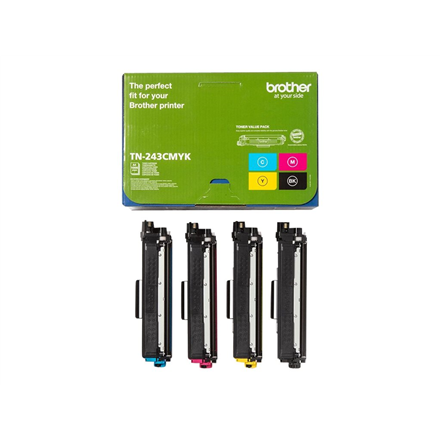 Brother TN-243CMYK, Toner Value Pack - 3