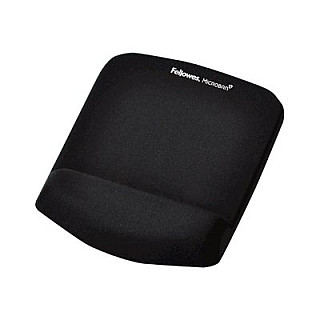 Килимок для миші Fellowes з podparciem pod nadgarstek PlushTouch, kolor чорний