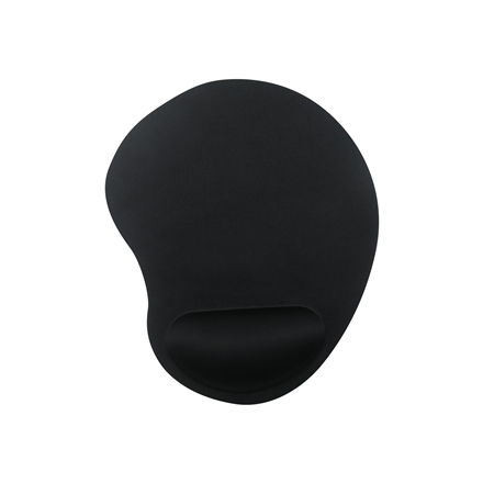 Gembird MP-ERGO-01 Mouse pad with soft wrist support, black Gembird - 1