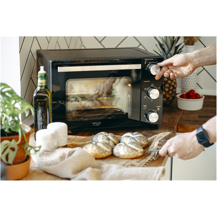 Piekarnik elektryczny Adler | AD 6024 | 22 L | 1300 W | Czarny - 8
