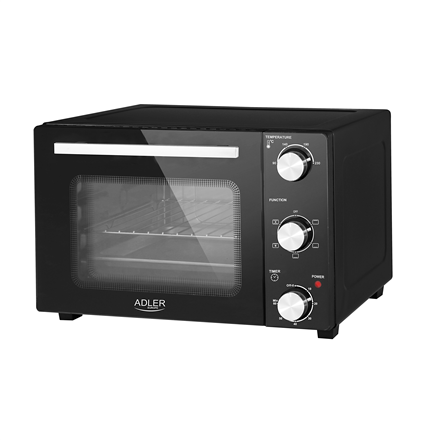 Piekarnik elektryczny Adler | AD 6024 | 22 L | 1300 W | Czarny - 1
