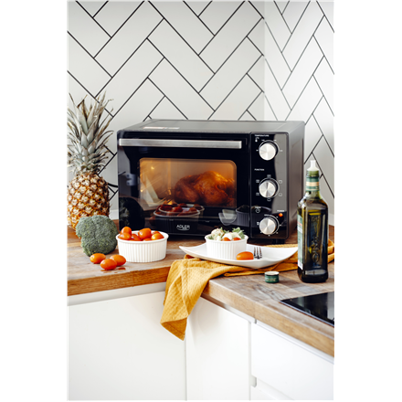 Piekarnik elektryczny Adler | AD 6024 | 22 L | 1300 W | Czarny - 7
