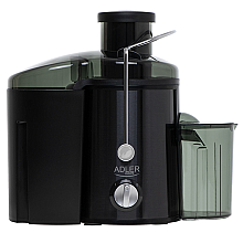 Adler AD 4132 | Wyciskarka для Soków | Ciemny Inox | 800 W | Liczba Швидкості 3