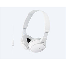 Sony | MDR-ZX110APW.CE7| Nauszne | Z mikrofonem | білі | Przewodowe