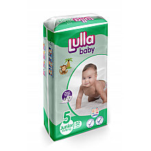 Lulla Baby Pieluszki Jednorazowe Rozmiar 5, 52 szt. JUMBO PACK