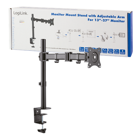 Logilink | Desk Mount | BP0021 | 13-27 " | Maksymalna waga (udźwig) 8 kg - 4