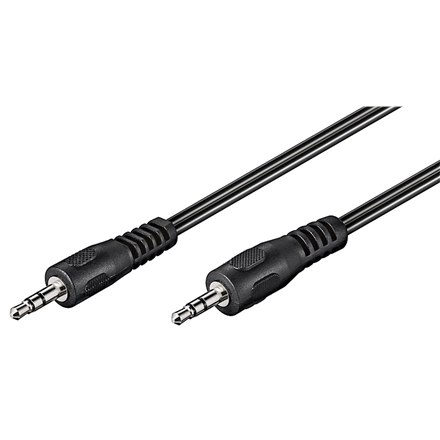 Goobay | Kabel audio | Męski | Mini-phone stereo 3,5 mm | Mini-phone stereo 3,5 mm | 2,5 m - 2