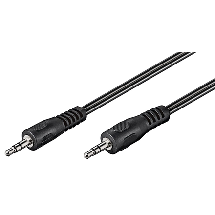 Goobay | Kabel audio | Męski | Mini-phone stereo 3,5 mm | Mini-phone stereo 3,5 mm | 2,5 m - 1