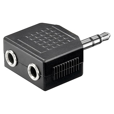 Goobay Rozdzielacz audio Mini-phone stereo 3,5 mm Жіночі - 2