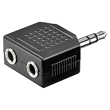 Goobay Rozdzielacz audio Mini-phone stereo 3,5 mm Жіночі