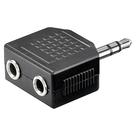 Goobay Rozdzielacz audio Mini-phone stereo 3,5 mm Жіночі - 1