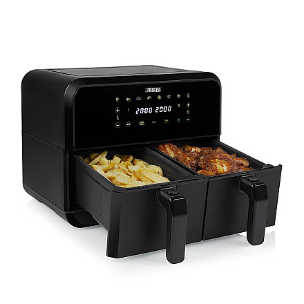 Princess Double Basket Airfryer, Black - 2