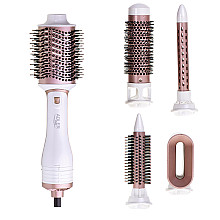 Adler Styler 5 в 1 AD 2027, 1200 W, 2 рівні температури, колір Перламутрово-білий/Рожеве золото, з 5 змінними насадками для укладання…